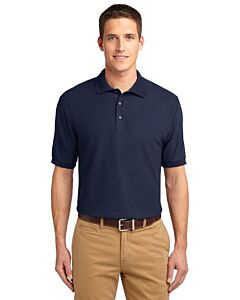 Port Authority® Extended Size Silk Touch™ Polo-Navy