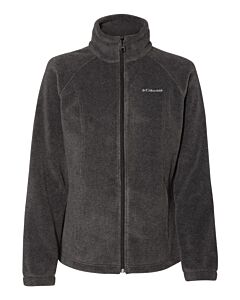 Columbia Ladies' Benton Springs™ Full-Zip Jacket-Charcoal Heather