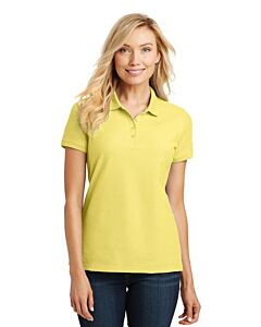 Port Authority® Ladies' Core Classic Piqué Polo-Lemon Drop Yellow